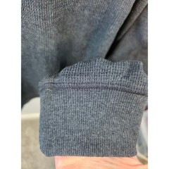 NEW ~ GH Bass Mens XXL Henley Shirt Long Sleeve Waffle Knit Gray 2XL NWT