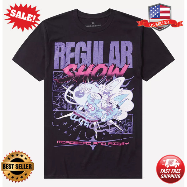 Regular Show Shocked Group T-Shirt