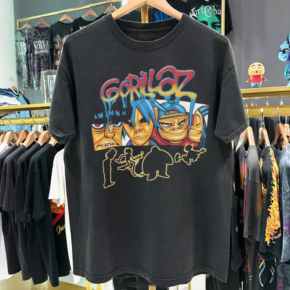 2000s Gorillaz Rare T-Shirt Black M