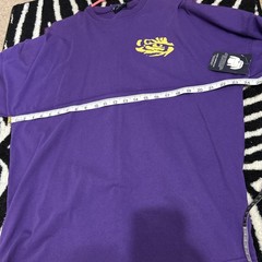 LSU Tigers Shirt Long Sleeve Hombre Purple NWT GEAUX Louisiana HTF. Sz M