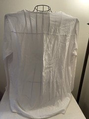 COOFANDY White Cotton Tunic Shirt XL Long Sleeve Casual L30”Chest 25”(flat) EUC