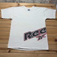Vintage 90s Reebok Big Logo Spellout Streetwear Skater Single Stitch Shirt – XL