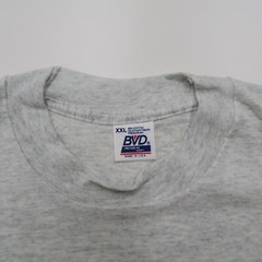 Vintage BVD Premium Series Single Stitch Pocket T Shirt Men XXL Gray Made in USA