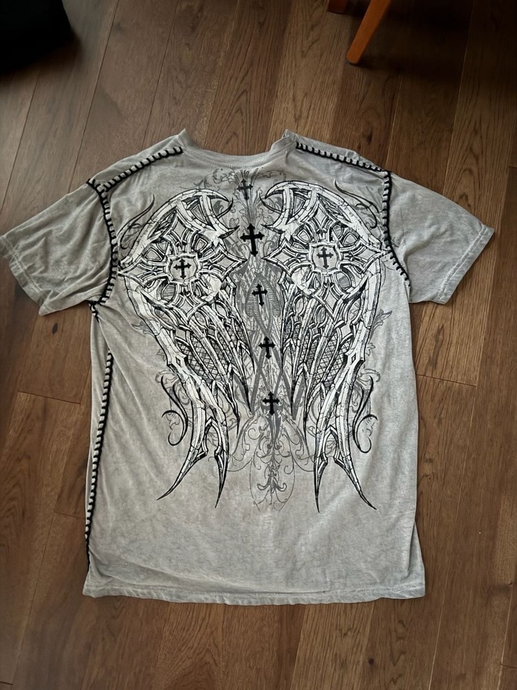 Affliction x Raw State Tee with Contrast Stitching