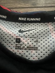 NIKE Dri Fit Miler Running Shirt Rare Black Floral Fiesta CD0124-469 Men’s Small