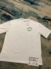 NWT Nike Air Jordan Graphic MJ’s Pizza 23 White T-Shirt Men’s Sz L FREE SHIP