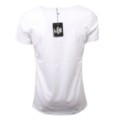C0684 maglia uomo LE IENE bianco/nero t-shirt men