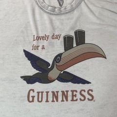 Guinness Shirt Mens 2XL Gray Toucan Lovely Day For A Guinness Beer Graphic Tee