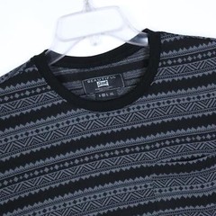 Men’s Casual Stripe Cotton Top Breathable Crew Neck T-Shirt Short Sleeve Tee