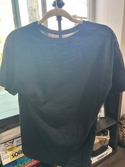 AC/DC Back In Black Band T-Shirt Black Size Med Rock Music Tee