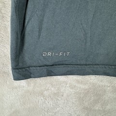Nike Dri-Fit Men’s Size L Gray Gradient Geometric Running Crew-Neck T-Shirt
