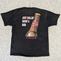 Vintage 90s Budweiser T-Shirt XL Whassup! Just Chillin Havin A Bud Promo Merch