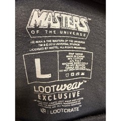 Masters of the Universe He-Man Loot Crate Exclusive Graphic T-Shirt Gray Mens L