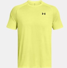 Under Armour Tech 2.0 Tiger T-Shirt UA Lime Yellow Loose Fit Size L