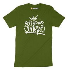 Men’s Graphic Design T Shirt 90’s Hip Hop Junkie Urban Street Graffiti Tag Tee