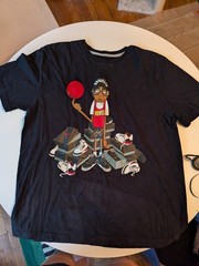 Nike x Jordan T-Shirt Men 2XL Black Spike Lee “Mars Blackmon” Tee Front Print