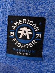 AMERICAN FIGHTER NORTH CAROLINA MARBLE Men’s T-Shirt Blue *