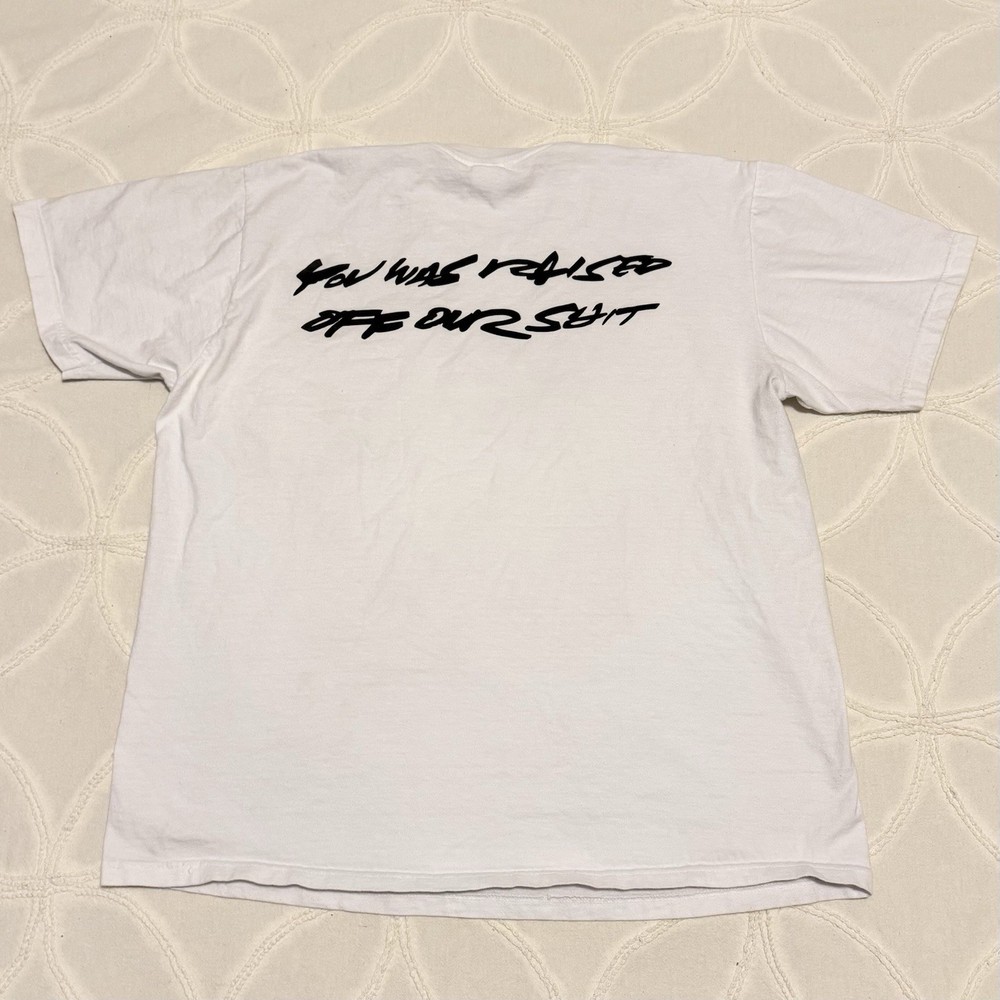 Supreme SS24 Futura Box Logo Tee White Cotton Crew Neck Short Sleeve Large