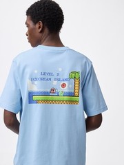 Kirby Nintendo Graphic T-Shirt (Size L) GU Japan