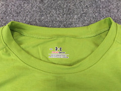Under armour T-Shirt Mens XL Green SS Heatgear Polyester Elastane