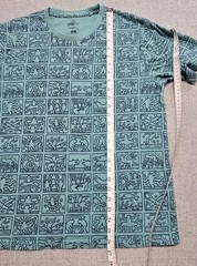 Keith Haring SPRZNY MOMA Graphic T-Shirt Medium Grn / Blu Short Sleeve Pop Art