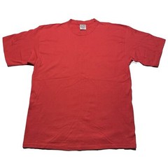 Vintage Pluma Heavyeight T-Shirt Men’s Large Red Orange USA Made Blank Hipster