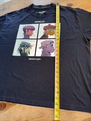 Gorillaz Demon Days Stripe Twofer Long-Sleeve T-Shirt Boxy Medium NWOT Hot Topic