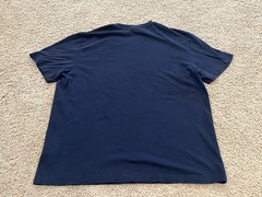 Lacoste Blue Large T Shirt 3D-Printed Graphic Crocodile Logo