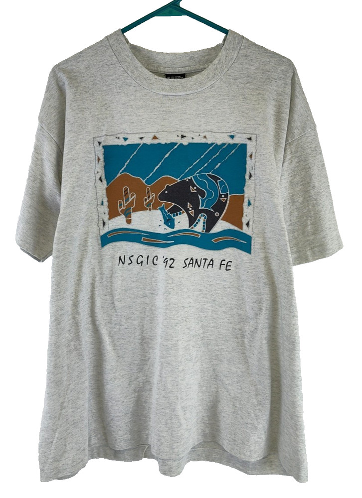 NSGIC 1992 Santa Fe National States Geographic Information Council T-Shirt XXL
