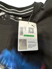 Puma BMW Motorsport Shirt Mens Medium Black Sz large Logo Graphic Racing T-Shirt