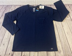 Dickies Women’s Raglan Sleeve Cooling Temp-iQ Performance Shirt Navy XXL Blue