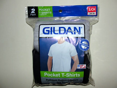 Men’s Gildan 2 (1 Gray, 1 Black) Pocket T-Shirts – Size S (34-36) New