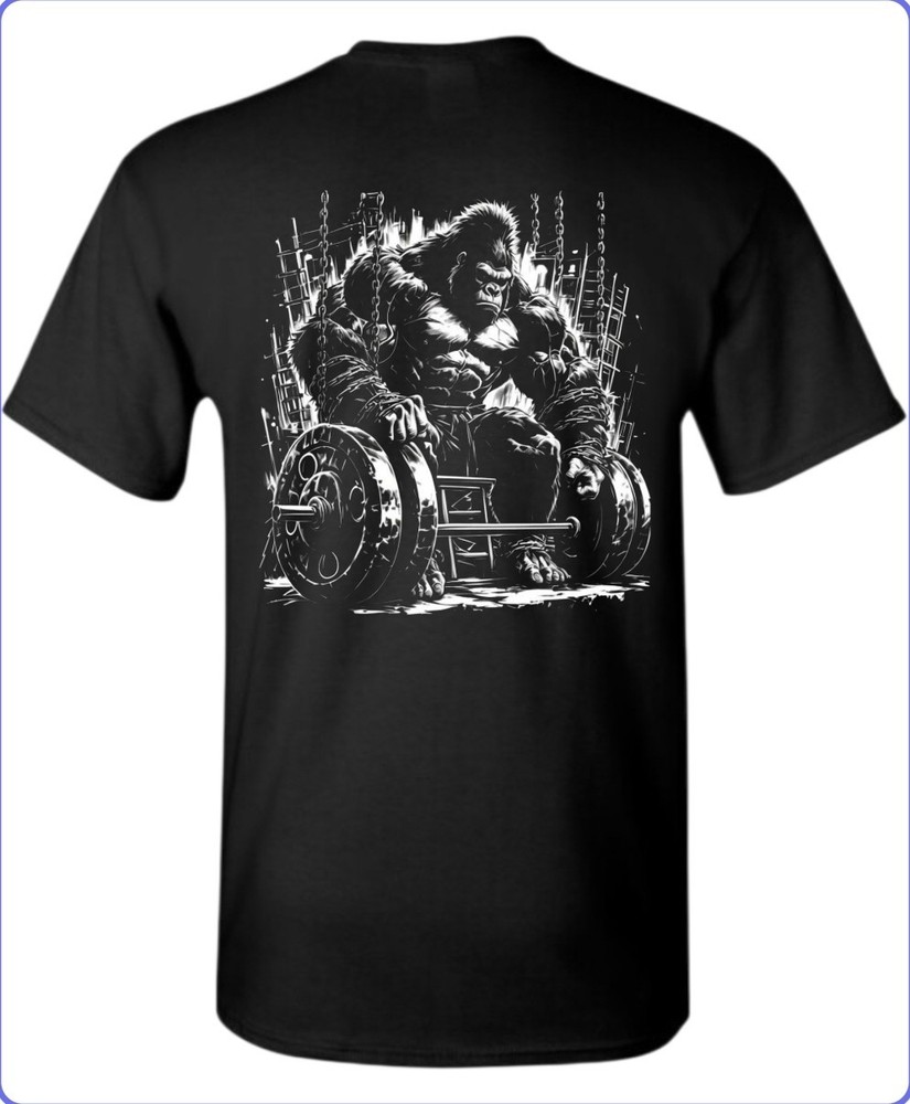 Gorilla Gym Men’s T-Shirt Till I Collapse Small To 3X-Large