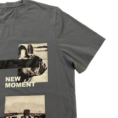 Men’s /Adult Graphic T-Shirt cotton-blend fabric Gray M