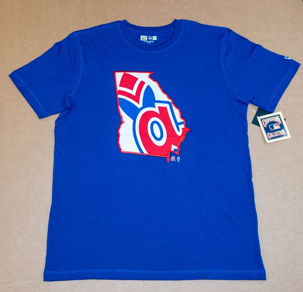 2024 New Era Atlanta Braves City Connect Game Day T-Shirt White Men’s Size Large