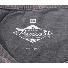Premium 51 T-Shirt Mens XXL Gray Jackson Hole Wyoming Acid Wash Cotton