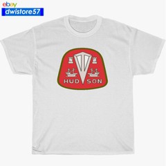 New Shirt Hudson Classic Car Logo Black/Navy/White/Grey T-Shirt S-5XL