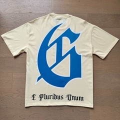Buchstaben gedruckt Wasser Waschen T-Shirt Männer und Frauen Retro Kurzarm