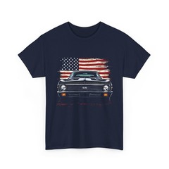 Old School Car American Flag 1972 72 Nova SS T-Shirt