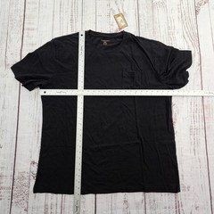 G.H. Bass & Co Black Short Sleeve Craftsman Pocket Tee Men’s XXL
