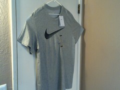 NEW NIKE Dri-FIT SPORTSWEAR “Jagged Edge Tee” MEN’S GREY T-SHIRT XL CZ9724-063