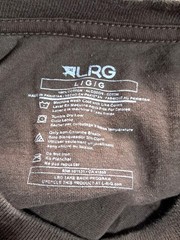 LRG Mens L Reefer Club Most High Graphic T-Shirt Brown L/G 100% Cotton Crew Neck
