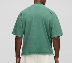 Boohoo Man Men’s Oversized Boxy NYC Marathon Leisure Wash T-Shirt Forest Sz XS