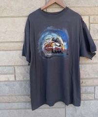 Harley Davidson Motorcycle Biker Wolf Eagle T-shirt Size 2XL London, England