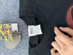 BAPE Baby Milo Leopard Print Black T-Shirt Unsex| BAPE