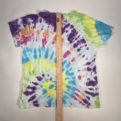 Herman Homme Pierced Lip Soft T-shirt Tie Dye XL Crew Neck Total Tiedye Pattern