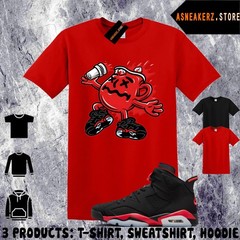 Tee Shirt Matching AJ 6 Infrared Salesman 2026 Match Sneaker Kool Kicks T-Shirt