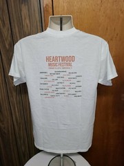 2019 Heartwood Music Festival Gainesville Florida Adult Medium White TShirt