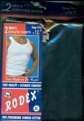 2 , 6 Packs Men’s Basic A-Shirts 100% Cotton Size Up to 4XL