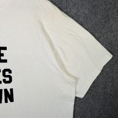 Vintage James Brown Shirt Mens XL White 90s Free Funny Parody Quote Jail Rare